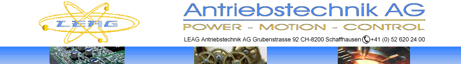 LEAG Antriebstechnik AG, Grubenstrasse 92, CH-8200 Schaffhausen, Tel: 0041526202400