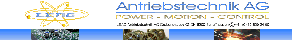 LEAG Antriebstechnik, Grubenstrasse 92, CH-8200 Schaffhausen, Tel: 0041526202400